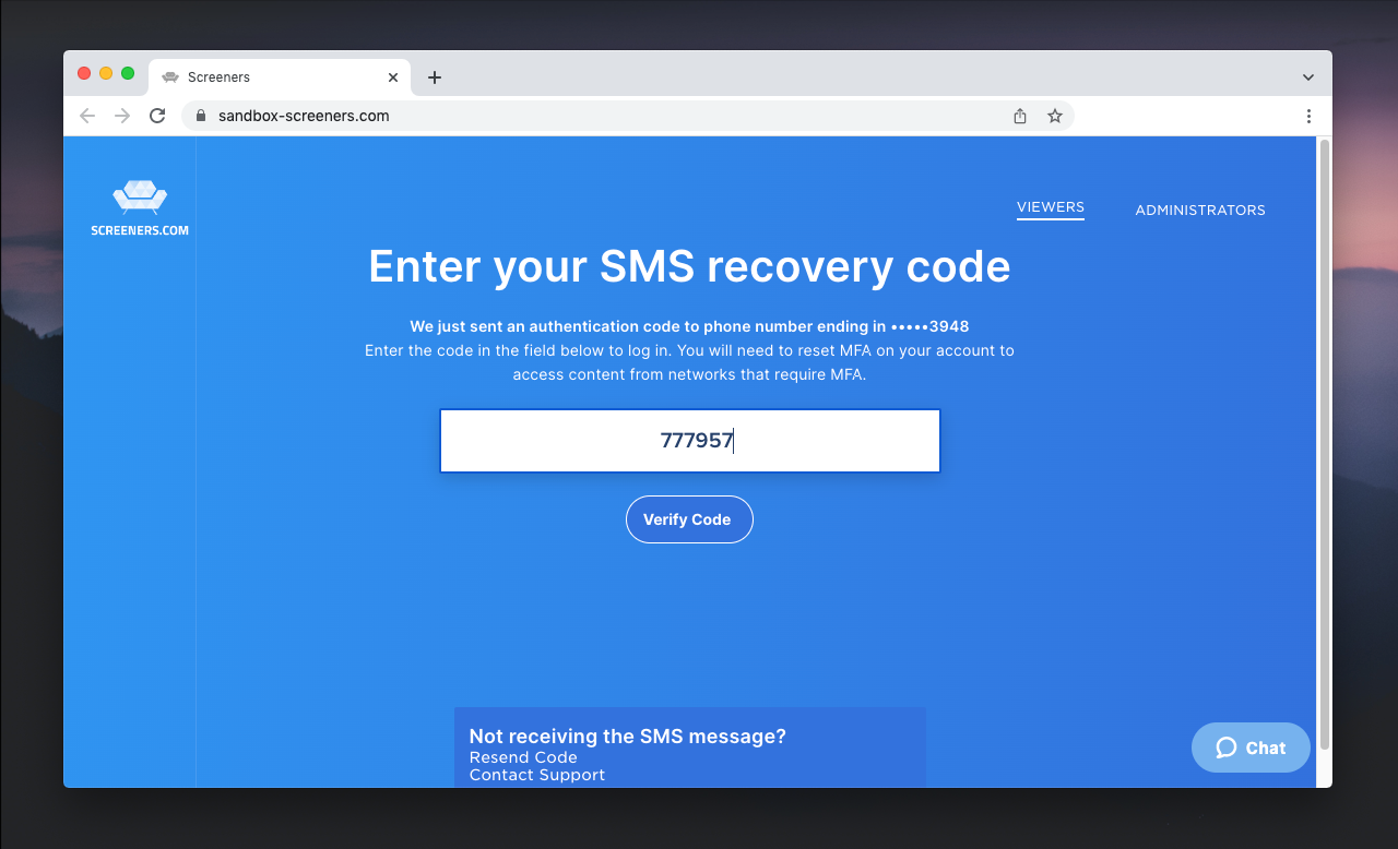 1-Screeners.com_Recovery_Code.png